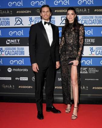 Milano, Red Carpet Galà del calcio AIC 2024 - Yann Sommer con la moglie Alina Schneider  Copyright: xAlbertoxTerenghix xipa-agency.nex xVenezia2020x 0782902731st