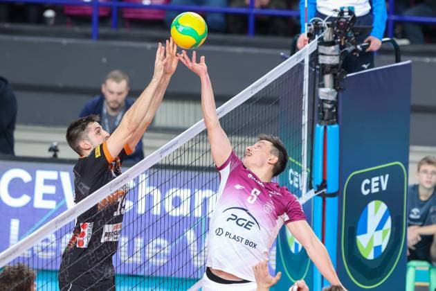 WARSZAWA 03.12.2024 MECZ 3. KOLEJKA GRUPA A LIGA MISTRZOW MEZCZYZN SEZON 2024 2025 --- VOLLEYBALL MENS CHAMPIONS LEAGUE GROUP A MATCH IN WARSAW: PGE PROJEKT WARSZAWA - BERLIN RECYCLING VOLLEYS MORITZ REICHERT JAN FIRLEJ FOT. ANNA KLEPACZKO FOTOPYK NEWSPIX.PL --- newspix.pl 
