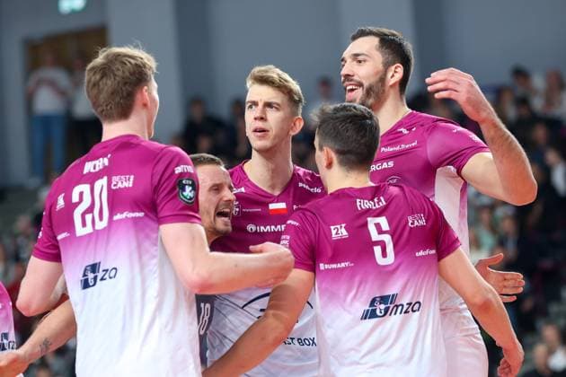 WARSZAWA 03.12.2024 MECZ 3. KOLEJKA GRUPA A LIGA MISTRZOW MEZCZYZN SEZON 2024 2025 --- VOLLEYBALL MENS CHAMPIONS LEAGUE GROUP A MATCH IN WARSAW: PGE PROJEKT WARSZAWA - BERLIN RECYCLING VOLLEYS LINUS WEBER DAMIAN WOJTASZEK ARTUR SZALPUK JAN FIRLEJ JURII SEMENIUK FOT. ANNA KLEPACZKO FOTOPYK NEWSPIX.PL --- newspix.pl 