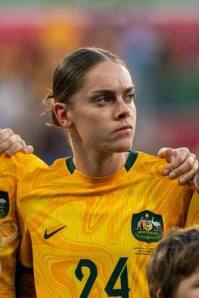 Melbourne, Australia, December 4th 2024: Portrait of Sharn Freier (24 Australia) during the International Friendly, Länderspiel, Nationalmannschaft game between Australia and Chinese Taipei at AAMI Park in Melbourne, Australia. (Noe Llamas SPP) Copyright: xNoexLlamasx xSPPx spp-en-NoLlSp-2003-241204-NLA07201