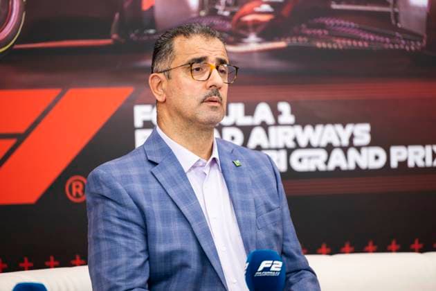 December 5, 2024, Abu Dhabi, United Arab Emirates: Armco Chief Technologist of Transportation technologies AMER A. AMER speaks at a press conference, PK, Pressekonferenz announcing an exclusive petrol racing fuel partnership with Saudi Aramco to produce 100% sustainable fuel for the feeder series , during media day of the 2024 Formula 1 Abu Dhabi Grand Prix at the Yas Marina Circuit. Abu Dhabi United Arab Emirates - ZUMAb177 20241205_aap_b177_005 Copyright: xTaidghxBarronx