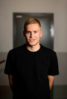 STOCKHOLM, SVERIGE 20241205 Cyklisten Axel Källberg, som är med i det nya svenska proffslaget Lucky Cycling Team. Cykellaget satsar mot deltagande i Tour de France och andra av de största cykelloppen. STOCKHOLM SVERIGE PER x10050x