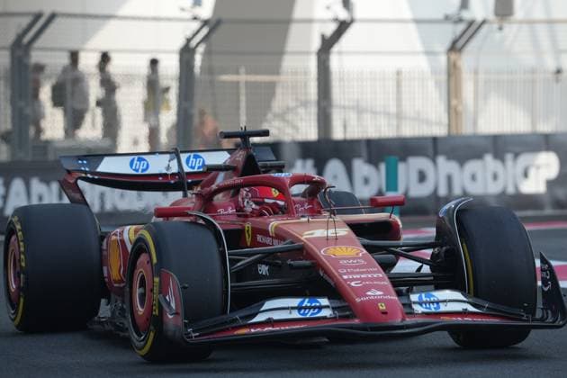 06.12.2024, Yas Marina Circuit, Abu Dhabi, Formula 1 Etihad Airways Abu Dhabi Grand Prix 2024 , im Bild Charles Leclerc (MCO), Scuderia Ferrari HP (Photo by Hasan Bratic DeFodi Images) Defodi-506_20241206_hbr_2137