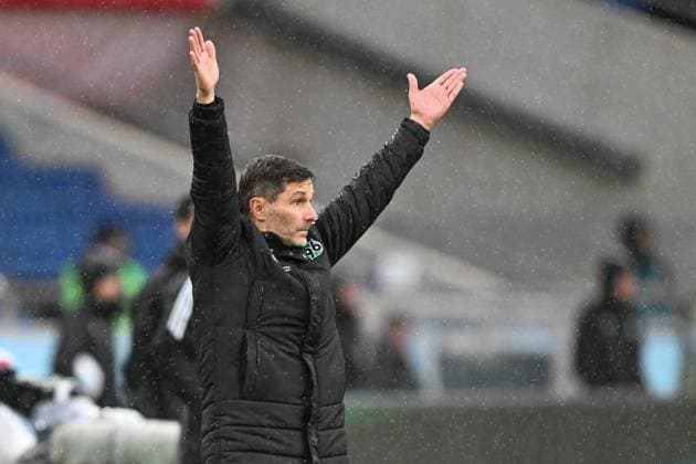 2. Bundesliga - Hannover 06 - SSV Ulm 1846 am 07.12.2024 in der HDI Arena in Hannover Trainer Stefan Leitl (Hannover 96) unzufrieden, enttäuscht, enttaeuscht, niedergeschlagen.
