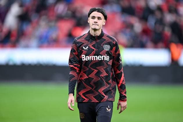 07.12.2024, Fussball, Bundesliga, 13.Spieltag Saison 2024 2025, Bayer 04 Leverkusen - FC St. Pauli, Kerim AlajbegoviÄ‡ (Bayer Leverkusen), xRHR-FOTO TKx Copyright: RHR-FOTOx RHR-FOTO TK