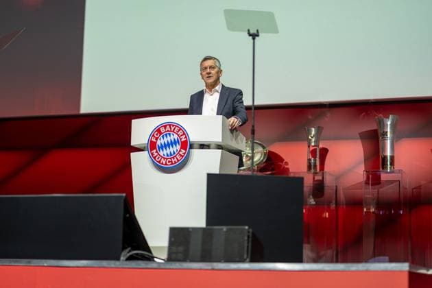 Herbert Heiner (FC Bayern Muenchen, Praesident), GER, FC Bayern Muenchen, Fussball, Bundesliga, Mitgliederversamlung, Jahreshauptversammlung, Spielzeit 2024 2025, 08.12.2024, Eibner-Pressefoto Sascha Walther GER, FC Bayern Muenchen, Fussball, Bundesliga, Mitgliederversamlung, Jahreshauptversammlung, Spielzeit 2024 2025, 08.12.2024 Muenchen Copyright: xEibner-Pressefotox EP_EER