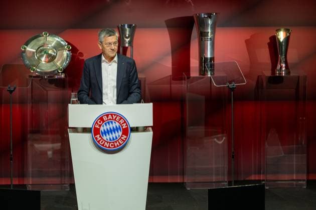 Herbert Heiner (FC Bayern Muenchen, Praesident), GER, FC Bayern Muenchen, Fussball, Bundesliga, Mitgliederversamlung, Jahreshauptversammlung, Spielzeit 2024 2025, 08.12.2024, Eibner-Pressefoto Sascha Walther GER, FC Bayern Muenchen, Fussball, Bundesliga, Mitgliederversamlung, Jahreshauptversammlung, Spielzeit 2024 2025, 08.12.2024 Muenchen Copyright: xEibner-Pressefotox EP_EER