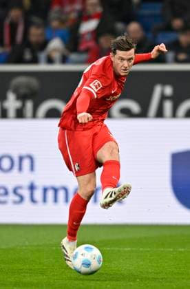 Michael Gregoritsch SC Freiburg SCF (38) Aktion am Ball TSG 1899 Hoffenheim vs SC Freiburg SCF 08.12.2024 DFL REGULATIONS PROHIBIT ANY USE OF PHOTOGRAPHS AS IMAGE SEQUENCES AND OR QUASI-VIDEO TSG 1899 Hoffenheim vs SC Freiburg SCF *** Michael Gregoritsch SC Freiburg SCF 38 Action on the ball TSG 1899 Hoffenheim vs SC Freiburg SCF 08 12 2024 DFL REGULATIONS PROHIBIT ANY USE OF PHOTOGRAPHS AS IMAGE SEQUENCES AND OR QUASI VIDEO TSG 1899 Hoffenheim vs SC Freiburg SCF