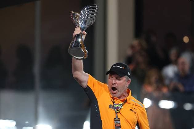 Zak Brown (USA) Chief Executive Officer of McLaren Racing Abu Dhabi Yas Marina Circuit United Arab Emirates