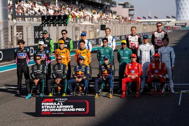 December 8, 2024, Abu Dhabi, Singapore, United Arab Emirates: 2024 Drivers Class Photo on Sunday at the 2024 Formula 1 Abu Dhabi Grand Prix at the Yas Marina Circuit. Abu Dhabi United Arab Emirates - ZUMAl191 20241208_zsp_l191_055 Copyright: xAntoinexLapeyrex