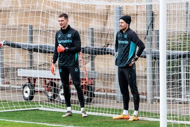 UEFA Champions League: Abschlusstraining Bayer 04 Leverkusen; 09.12.2024 UEFA Champions League: Abschlusstraining Bayer 04 Leverkusen vor dem Spiel gegen Inter Mailand, Leverkusen, BayArena am 09.12.2024 Copyright: xBEAUTIFULxSPORTS Wunderlx