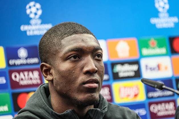 Club s Joel Ordonez pictured during a press conference, PK, Pressekonferenz of Belgian Club Brugge KV, Monday 09 December 2024 in Brugge. Tomorrow, they will play against Portuguese club Sporting CP, on the sixth day of the UEFA Champions League league phase. BRUNOxFAHY  x107762464x