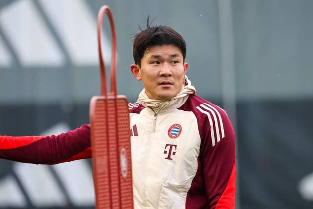 Minjae Kim (FC Bayern Muenchen, 03), GER, Abschlusstraining, FC Bayern Muenchen, Fussball, UEFA Champions League, 6. Spieltag, Saison 2024 2025, 09.12.2024, GER, Abschlusstraining, FC Bayern Muenchen, Fussball, UEFA Champions League, 6. Spieltag, Saison 2024 2025, 09.12.2024 Muenchen Copyright: xEibner-Pressefoto JennixMaulx EP_JML