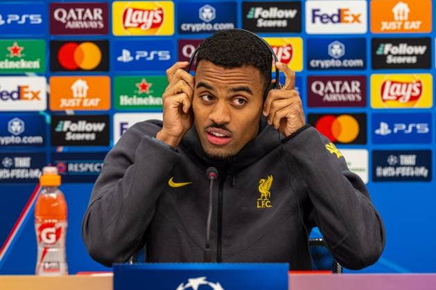 Football - UEFA Champions League - League Phase - Girona FC v Liverpool FC - MD-1 GIRONA, SPAIN - Monday, December 9, 2024: Liverpool s Ryan Gravenberch during a press conference, PK, Pressekonferenz at Estadi Montilivi ahead of the UEFA Champions League Matchday 6 game between Girona FC and Liverpool FC. (Photo by David Rawcliffe Propaganda) GIRONA Estadi Montilivi CATALONIA SPAIN  Copyright: xDavidxRawcliffex P2024-12-09-Girona_Liverpool_MD-1-7