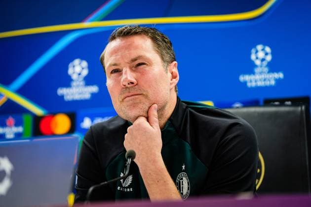 Champions League 2024-2025: press conference, PK, Pressekonferenz of Feyenoord Rotterdam - during the press conference of Feyenoord in preparation of the Champions League duel against AC Sparta Prague at Stadion Feijenoord De Kuip on 10 December 2024 in Rotterdam, The Netherlands. Copyright: xYannickxVerhoevenx