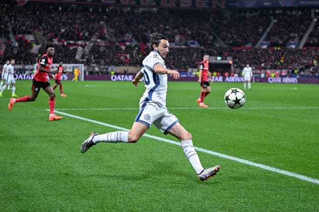 10.12.2024, Fussball, Champions League, 6. Spieltag, Saison 2024 2025, Bayer 04 Leverkusen - Inter Mailand, Matteo Darmian (Inter Mailand) xRHR-FOTO TKx Copyright: RHR-FOTOx RHR-FOTO TK