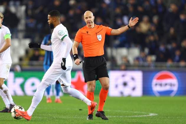 Club Brugge v Sporting CP - UEFA Champions League BRUGGE, BELGIUM - DECEMBER 10 : referee Taylor Anthony (ENG) during the UEFA Champions League 2024 25 League Phase MD6 match between Club Brugge and Sporting CP on December 10, 2024 in Brugge, Belgium, 10 12 2024 Brugge Belgium  Copyright: xTomasxSiskx