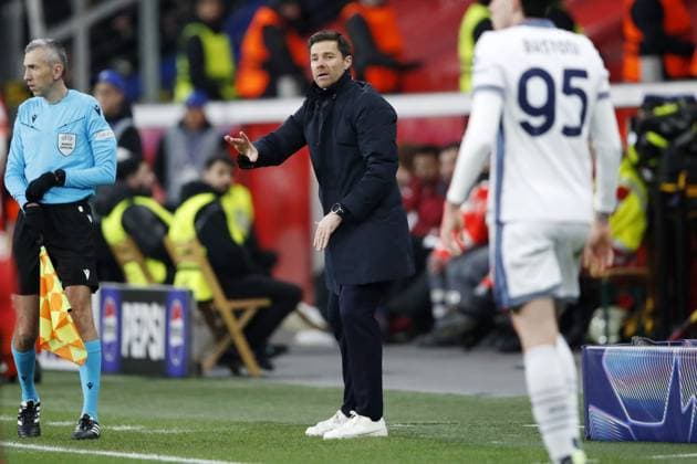LEVERKUSEN - Bayer 04 Leverkusen coach Xabi Alonso during the UEFA Champions league match between Bayer 04 Leverkusen and FC Internazionale Milano at the Bay Arena on Dec. 10, 2024 in Leverkusen, Germany. ANP Hollandse Hoogte BART STOUTJESDIJK UEFA Champions League 2024 25 League phase 6 2024 25 xVIxANPxSportx xBartxStoutjesdijkxIVx 515412209 originalFilename: 515412209.jpg