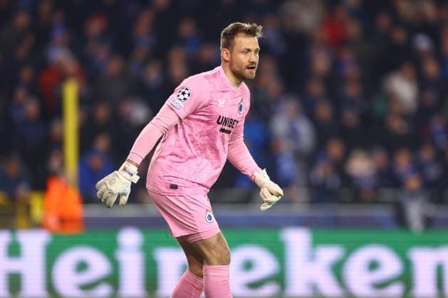 Club Brugge v Sporting CP - UEFA Champions League BRUGGE, BELGIUM - DECEMBER 10 : Mignolet Simon goalkeeper of Club Brugge during the UEFA Champions League 2024 25 League Phase MD6 match between Club Brugge and Sporting CP on December 10, 2024 in Brugge, Belgium, 10 12 2024 Brugge Belgium  Copyright: xTomasxSiskx