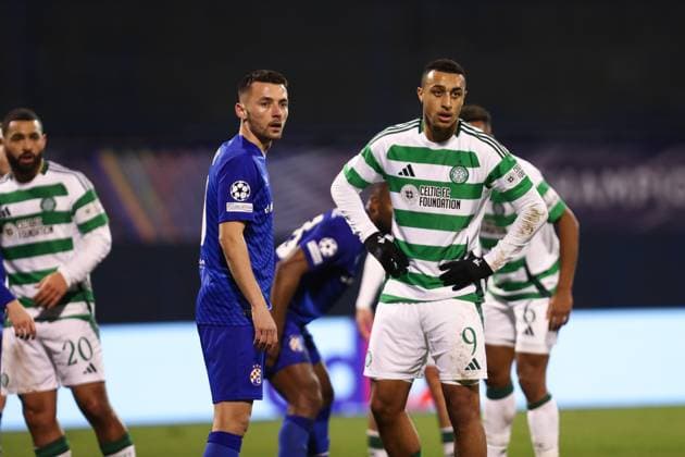 Zagreb, 10.12.2024. - Maksimir Stadium, UEFA CHAMPIONS LEAGUE - 2024 25, League phase, Matchday 6, GNK Dinamo - Celtic. Adam Idah (9) 