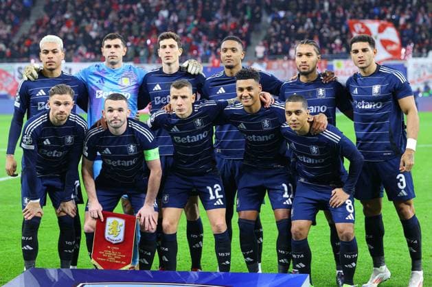 2024.12.10 Lipsk pilka nozna UEFA Liga Mistrzow sezon 2024 2025 RB Lipsk - Aston Villa FC N z Aston Villa Foto Pawel Andrachiewicz PressFocus 2024.12.10 Leipzig Football - UEFA Champions League season 2024 2025 RB Leipzig - Aston Villa FC Aston Villa Credit: Pawel Andrachiewicz PressFocus NEWSPIX.PL --- newspix.pl POLAND OUT! 
