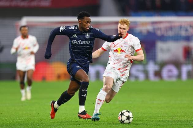 2024.12.10 Lipsk pilka nozna UEFA Liga Mistrzow sezon 2024 2025 RB Lipsk - Aston Villa FC N z John Duran bramka gol radosc na 2-1 Foto Pawel Andrachiewicz PressFocus 2024.12.10 Leipzig Football - UEFA Champions League season 2024 2025 RB Leipzig - Aston Villa FC John Duran bramka gol radosc na 2-1 Credit: Pawel Andrachiewicz PressFocus NEWSPIX.PL --- newspix.pl POLAND OUT! 