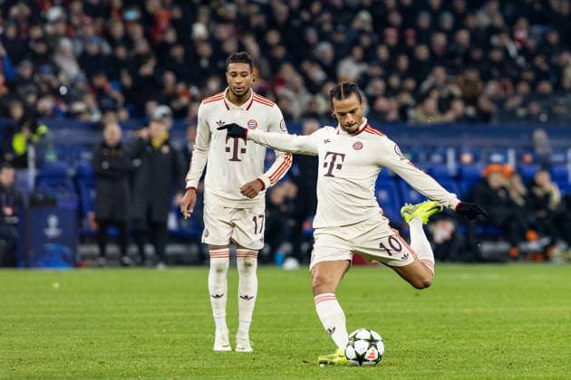UEFA Champions League: FC Shakhtar Donetsk - FC Bayern München; 10.12.2024 Leroy Sane (FC Bayern München, 10) UEFA Champions League: FC Shakhtar Donetsk - FC Bayern München; Arena AufSchalke, Gelsenkirchen; 10.12.2024 Copyright: xBEAUTIFULxSPORTS Buriakovx