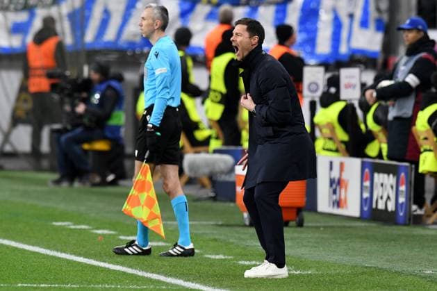 Trainer Xabi Alonso ( Bayer 04 Leverkusen ) emotional. GER, Bayer 04 Leverkusen vs Inter Mailand, Fussball, UEFA Champions League, Ligaphase, Spielzeit 2024 2025, 10.12.2024 DFL REGULATIONS PROHIBIT ANY USE OF PHOTOGRAPHS AS IMAGE SEQUENCES AND OR QUASI-VIDEO GER, Bayer 04 Leverkusen vs Inter Mailand, Fussball, UEFA Champions League, Ligaphase, Spielzeit 2024 2025, 10.12.2024 Leverkusen Copyright: xEibner-Pressefoto ThomasxThienelx EP_TTL