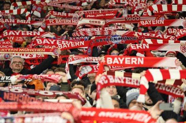 Fans vom FC Bayern Müchen beim Spiel der Champions League (Saison 2024 25) Shakhtar Donetsk - FC Bayern München Copyright: Thomas Pakusch