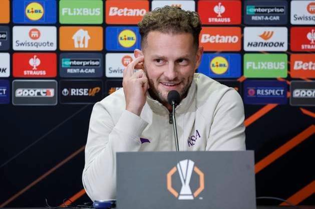 Slavia Praha v RSC Anderlecht - UEFA Europa League Media Activities 11 12 2024 PRAGUE, CZECH REPUBLIC - DECEMBER 11 : Rits Mats midfielder of RSC Anderlecht pictured during a training session ahead of the UEFA Europa League 2024 25 League Phase MD6 match between Slavia Praha and RSC Anderlecht on December 11, 2024 in Prague, Czech Republic, 11 12 2024 Prague Czech Republic  Copyright: xJanxDexMeuleneirx