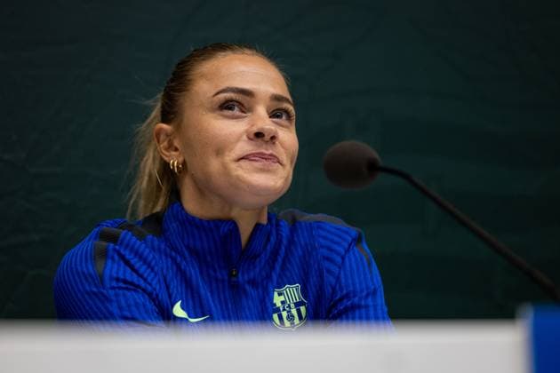 Sport Themen der Woche KW50 Sport Bilder des Tages 241211 Fridolina Rolfö of FC Barcelona, Barca gives a press conference, PK, Pressekonferenz on December 11, 2024 in Stockholm. Photo: Michael Campanella BILDBYRAN COP 313 MC0118 fotboll football soccer fotball damn uefa womens champions league barcelona femini press conference training bbeng *** 241211 Fridolina Rolfö of FC Barcelona gives a press conference on December 11, 2024 in Stockholm Photo Michael Campanella BILDBYRAN COP 313 MC0118 fotboll football soccer fotball damn uefa womens champions league barcelona femini press conference training bbeng  Copyright: MICHAELxCAMPANELLA BB241211MC025