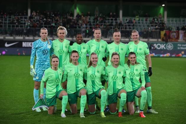 VfL vs. AS Rom, CL Frauen Wolfsburg, 11.12.2024, FUßBALL - VfL Wolfsburg vs. AS Rom, Gruppenrunde Champions League Frauen, Saison 2024 25. VfL Wolfsburg Frauen Wolfsburg