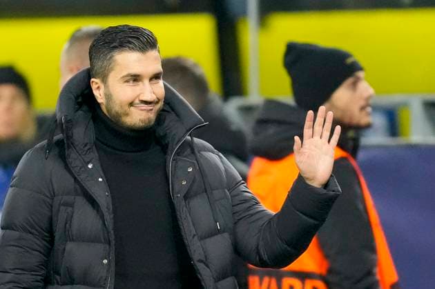 Trainer Nuri Sahin (Borussia Dortmund) looks on during the UEFA Champions League 2024 25 League Phase MD6 match between Borussia Dortmund and FC Barcelona, Barca at Signal Iduna Park on December 11, 2024 in Dortmund, Germany. (Photo by Alex Gottschalk DeFodi Images) Defodi-001_BVBFCB20241211_009