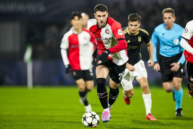 UEFA Champions League: Feyenoord v AC Sparta Praha Rotterdam - Santiago Gimenez of Feyenoord during the sixth round of new format of the Champions League 2024 2025. The match is set between Feyenoord and AC Sparta Praha at Stadion Feijenoord De Kuip on 11 December 2024 in Rotterdam, The Netherlands. Copyright: xYannickxVerhoevenx