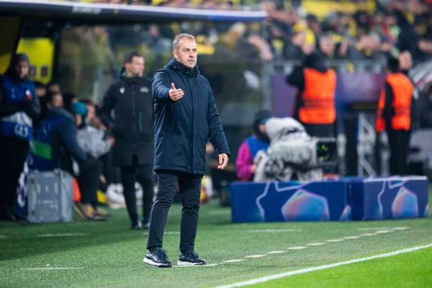 11.12.2024 - Fußball, 2024 2025, UEFA Champions League, 6. Spieltag, Borussia Dortmund - FC Barcelona, Barca Hansi Flick (Trainer - Barcelona) Dortmund Nordrhein-Westfalen Deutschland Signal Iduna Park