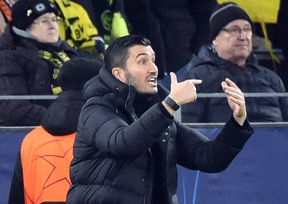 11.12.2024, xhbx, Fussball UEFA Champions League, Borussia Dortmund - FC Barcelona, Barca emspor, v.l. Trainer Nuri Sahin (Borussia Dortmund) (DFL DFB REGULATIONS PROHIBIT ANY USE OF PHOTOGRAPHS as IMAGE SEQUENCES and or QUASI-VIDEO) Dortmund