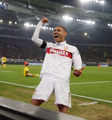 11.12.24 VfB Stuttgart - Young Boys Bern Deutschland, Stuttgart, 11.12.2024, Fussball, UEFA Champions League, VfB Stuttgart - Young Boys Bern: Enzo Millot (VfB Stuttgart); Jubel Tor 2:1 Millot.