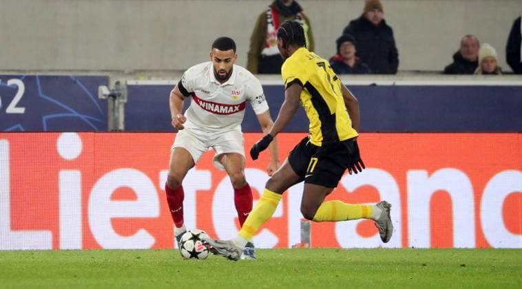 11.12.24 VfB Stuttgart - Young Boys Bern Deutschland, Stuttgart, 11.12.2024, Fussball, UEFA Champions League, VfB Stuttgart - Young Boys Bern: Josha Vagnoman (VfB Stuttgart).