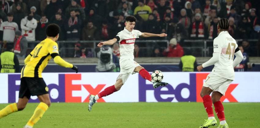 11.12.24 VfB Stuttgart - Young Boys Bern Deutschland, Stuttgart, 11.12.2024, Fussball, UEFA Champions League, VfB Stuttgart - Young Boys Bern: Ameen Al-Dakhil (VfB Stuttgart).
