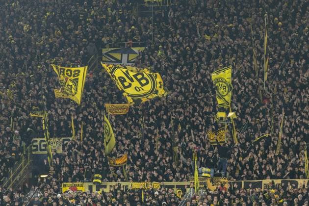 UEFA Champions League: Borussia Dortmund - Barcelona; 11.12.2024 Fans von Borussia Dortmund UEFA Champions League: Borussia Dortmund - Barcelona; Signal Iduna Park, Dortmund; 11.12.2024 Copyright: xBEAUTIFULxSPORTS Buriakovx