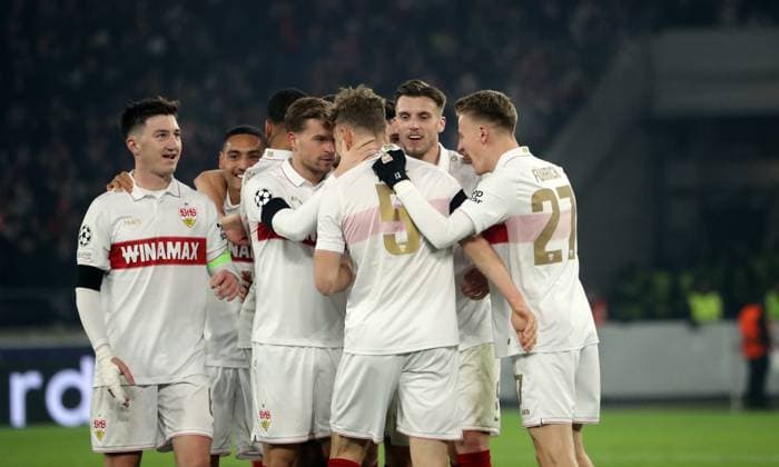11.12.24 VfB Stuttgart - Young Boys Bern Deutschland, Stuttgart, 11.12.2024, Fussball, UEFA Champions League, VfB Stuttgart - Young Boys Bern: Yannik Keitel (VfB Stuttgart); Jubel Tor 5:1 Keitel.