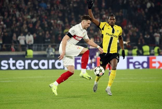 11.12.24 VfB Stuttgart - Young Boys Bern Deutschland, Stuttgart, 11.12.2024, Fussball, UEFA Champions League, VfB Stuttgart - Young Boys Bern: Ermedin Demirovic (VfB Stuttgart).