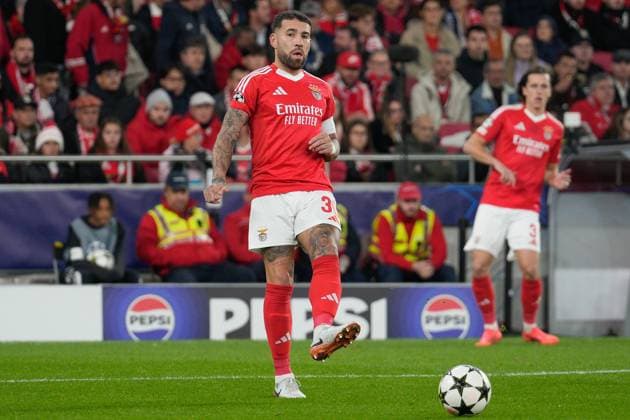 SL Benfica Vs Bologna FC in Lisbon, Portugal - 11 Dec 2024 Nicolas Otamendi of SL Benfica in action during UEFA Champions League 2024 25 League Phase Matchday 6 between SL Benfica and Bologna FC at Estadio da Luz. Final score Benfica 0:0 Bologna Lisbon Portugal Copyright: xBrunoxdexCarvalhox xSOPAxImagesx brunodecarvalho_benficabologna-1067