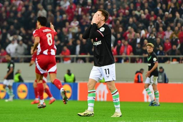 Athens, Georgios Karaiskakis Stadium , 12-12-2024 , season 2024 2025, Europa League during the match Olympiacos - Twente , FC Twente player Daan Rots Olympiacos - Twente  x27001001x Copyright: