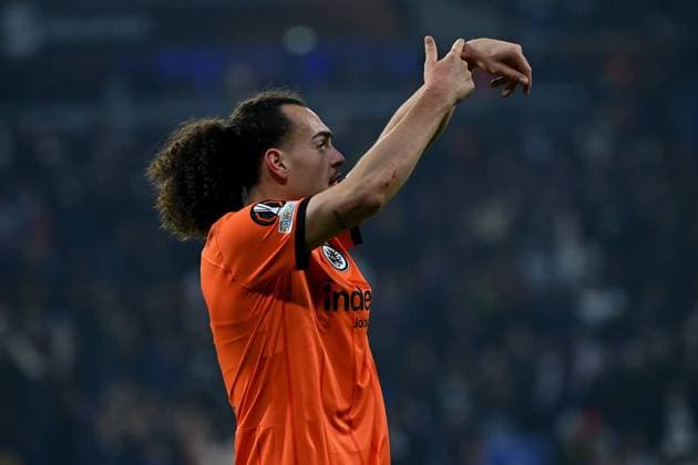 12.12.2024, xjrdrx, Fussball UEFA Europa League, Olympique Lyon - Eintracht Frankfurt emspor, v.l. Arthur Theate (Eintracht Frankfurt) (DFL DFB REGULATIONS PROHIBIT ANY USE OF PHOTOGRAPHS as IMAGE SEQUENCES and or QUASI-VIDEO) Lyon