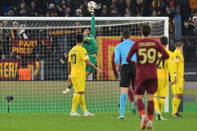 Soccer, Europa League first qualifying round, Roma v Sporting Braga Matheus Magalhaes of Sporting Braga during the Europa League phase Matchday 6 between Roma v Sporting Braga at Olympic stadium, Italy, Dec 12nd,, 2024. Imago-Image Emmefoto Copyright: xImago-Image Emmefotox