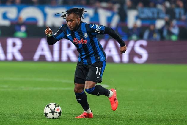 Atalanta BC vs Real Madrid CF - UEFA Champions League 2024 25 League Phase - Matchday6 - 10 12 2024 Ademola Lookman of Atalanta BC seen in action during UEFA Champions League 2024 25 League Phase - Matchday6 football match between Atalanta BC and Real Madrid CF at Gewiss Stadium Copyright: xBEAUTIFULxSPORTS Carabellix