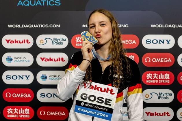 Bilder des Jahres 2024, Sport 12 Dezember Sport Themen der Woche KW50 Sport Bilder des Tages Isabel Gose (GER), HUN, World Aquatics Swimming Championships (25m), Schwimmen, Budapest 2024, 13.12.2024, HUN, World Aquatics Swimming Championships (25m) - Budapest 2024, Schwimmen, 13.12.2024 Budapest *** Isabel Gose GER , HUN, World Aquatics Swimming Championships 25m , Swimming, Budapest 2024, 13 12 2024, HUN, World Aquatics Swimming Championships 25m Budapest 2024, Swimming, 13 12 2024 Budapest Copyright: xEibner-Pressefoto ChristianxGoldx EP_CGD