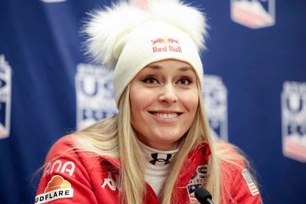 Bilder des Jahres 2024, Sport 12 Dezember Sport Themen der Woche KW50 ALPINE SKIING - FIS WC Beaver Creek BEAVER CREEK,COLORADO,USA,13.DEC.24 - ALPINE SKIING - FIS World Cup, preview, press conference, PK, Pressekonferenz US Ski team, ladies. Image shows Lindsey Vonn (USA).  GEPAxpictures xPatrickxSteiner