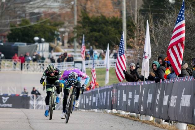 2024 USA Cycling Cyclocross National Championships Riders compete in the 2024 USA Cycling Cyclocross National Championships bicycle race in Louisville, Kentucky, on December 13, 2024. Louisville Kentucky United States  Copyright: xJasonxWhitmanx originalFilename:whitman-2024cycl241213_npI16.jpg